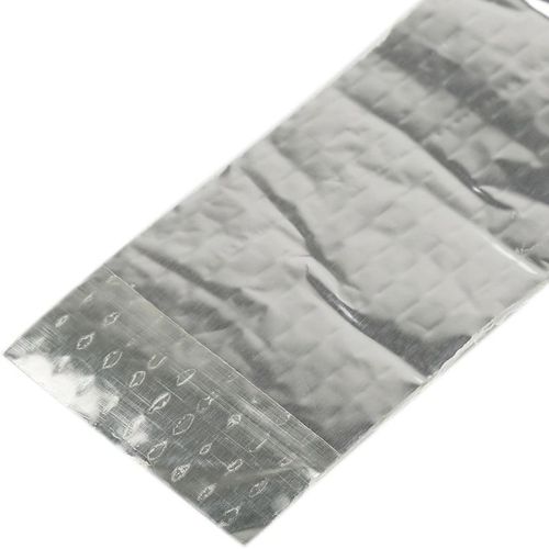 Сверхпрочная клейкая лента с алюминиевым покрытием Butyl Self-Adhesive 1.2мм х 5см х 10м, Алюминиевая водостойкая липкая фольга скотч 10 м Серебристая
