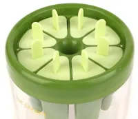 Силіконова форма Зроби сам Ice Cream mold 8 клітинок для морозива, фруктового льоду і ескімо, Морожениця формочка з відсіком для води і підставкою