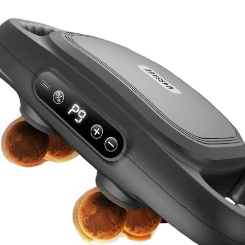 Масажер перкусійний Massage Gun TosWa YM-K60 для масажу всього тіла 6 головок, Ручний акумуляторний 9 режимів 20 швидкостей для м'язів і релаксації