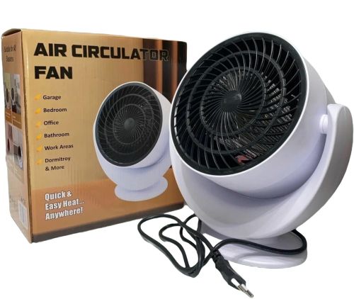 Електричний настільний тепловентилятор Air Circulator Fan H-556 з обдувом теплого і холодного повітря, підлоговий обігрівач вентилятор 2 режими