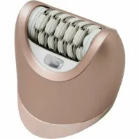 Бездротовий жіночий епілятор електробритва GEMEI GM-7003 для ніг зони бікіні з 5 насадками, акумуляторний депілятор для пілінгу з функцією масажу