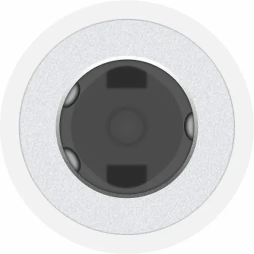 Універсальний кабель аудіо перехідник для навушників Lightning на 3.5 mm Aux Headphone Adapter J-002, Адаптер USB-C для телефону IPhone Білий