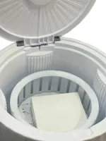 Міні пральна машинка Mini Washing Machine XM004 4 літри для прання речей з УФ дезінфекцією, Машина з сушаркою і відром MA2304 - 68 для подорожей