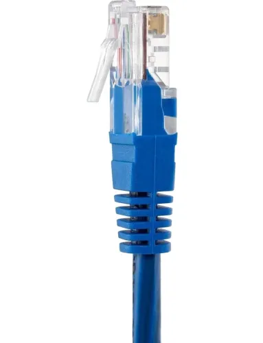 Високошвидкісний мережевий LAN кабель патч корд UTP Cat5e 30 метрів RJ - 45 для підключення до комп'ютера Інтернету, комутаційний ethernet шнур Синій