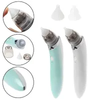 Детский аккумуляторный назальный аспиратор Sniffing Equipment Nasal Aspirator WX-102 USB, Электро Соплеотсос для носа Little Bees PRO HD-8032
