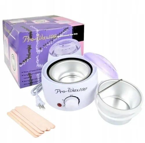 Баночный воскоплав Pro-Wax100 WN-408-1 100W нагреватель для горячего воска, Prowax100 с терморегулятором для депиляции Pro wax 100