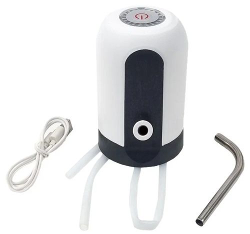 Электрическая помпа для питьевой воды Charging Pump C50, электропомпа на бутыль с водой SS304, для бутилированной воды, Water Dispenser дозатор