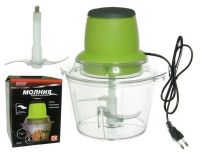 Электрический измельчитель с двухъярусным лезвием Leomax Молния Green ZS-8986 300w 6 в 1 универсальный кухонный блендер зеленый Измельчитель-блендер