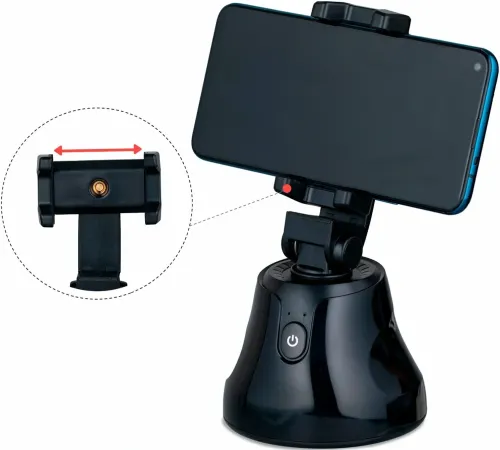 Умный настольный штатив с датчиком движения Holder Robot Cameraman 360° вращающийся смарт штатив, держатель для телефона, смартфона IOS Android