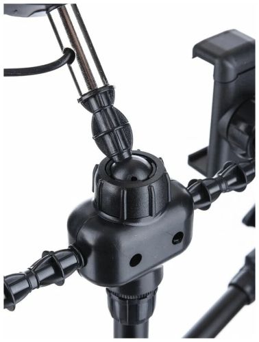 Кільцева USB LED лампа Bracket Fill Light Live K315 16см 6 " зі штативом і двома власниками настільна світлодіодна Multi-Position Ring Broadcasting