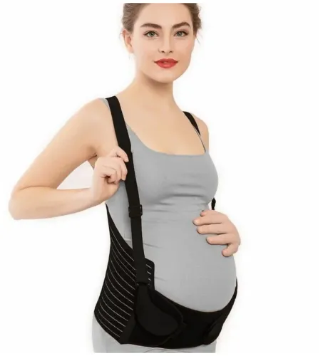 Бандаж для вагітних Pregnant woman stomach Lift belt 4 в 1 пояс з гумкою через спину, пояс-бандаж для подвійної підтримки живота і спини