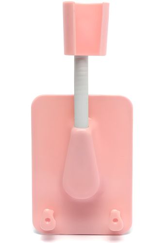 Настінний тримач для душової лійки Shower Holder AND - 129 універсальне обертові кріплення з 2 гачками для ручного душу на присоску у ванну