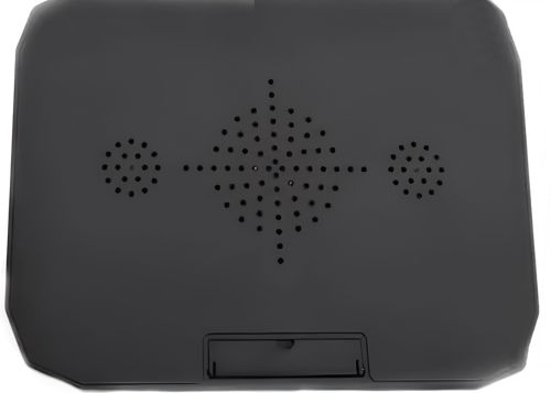 Складна підставка для ноутбука з охолодженням Shaoyundian Notebook Cooler розкладний регульований столик охолоджувач з вентилятором USB Чорний