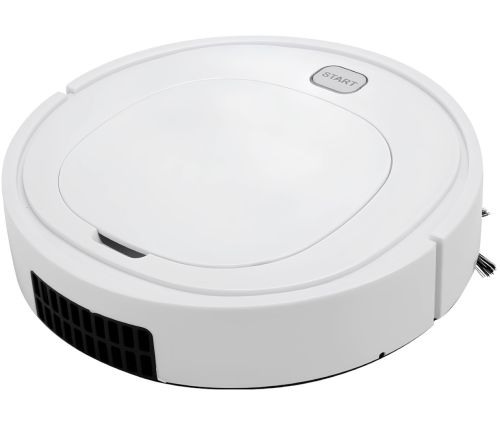 Автоматичний розумний робот пилосос Robot Vacuum Cleaner ES28 бездротовий безшумний робот-пилосос для сухого та вологого прибирання на акумуляторі White
