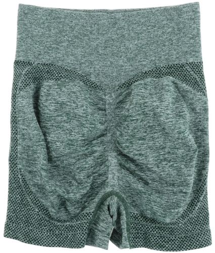 Жіночі безшовні шорти Lifting Yoga Shorts XZY8855 стягуючі спортивні велосипедки з високою талією та ефектом пуш ап для фітнесу Зелені S-XXL