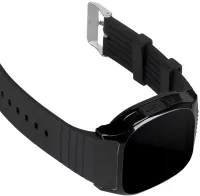 Наручний Смарт годинник Smart Watch T8 Black c камерою, диктофоном і фітнес трекером, акумуляторний розумний Bluetooth годинник з пульсоміром Чорні