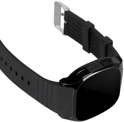 Наручний Смарт годинник Smart Watch T8 Black c камерою, диктофоном і фітнес трекером, акумуляторний розумний Bluetooth годинник з пульсоміром Чорні