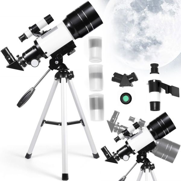 Астрономічний телескоп Astronomical Telescope AM f30070m монокуляр на тринозі з двома окулярами 150 х монокуляр зі штативом для спостережень F-70300M