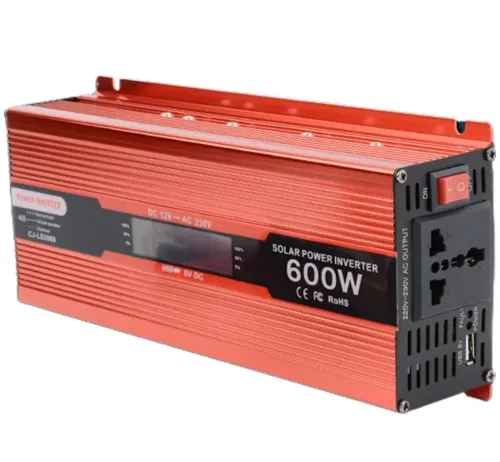 Автомобільний інвертор UKC AC/DC 12V-220V 600W CJ-LS600 авто перетворювач напруги струму з LCD дисплеєм від прикурювача, акумулятора з екраном