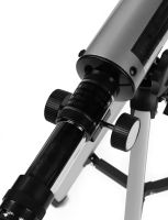 Телескоп зі штативом Telescope а36050 телескоп-монокуляр на тринозі з двома окулярами 90 х астрономічний монокуляр для спостережень за космосом Срібний