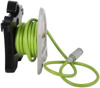 Садовий поливальний набір Roll Garden Hose Reel LY-907 водяний шланг 10 м на котушці з пістолетом розпилювачем 3/8" комплект для поливу 7 режимів