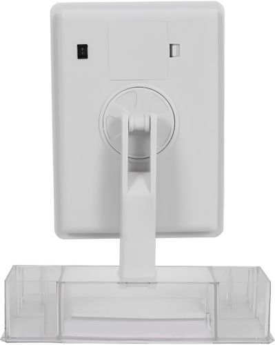 Настільне дзеркало органайзер для макіяжу Cosmetic Mirror 360 CY020-036 сенсорне для косметики з LED підсвічуванням на підставці MAG - 714 Hh073-1 Біле