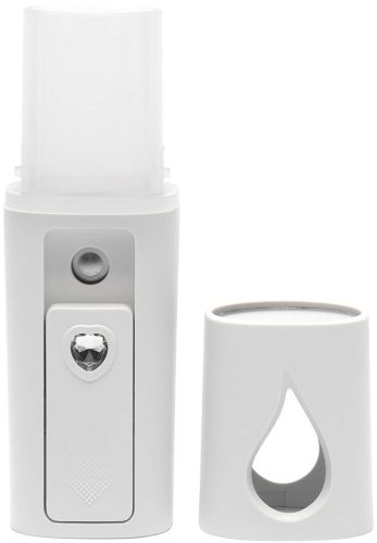 Зволожувач для шкіри обличчя Nano Mist Sprayer RK-L6 портативний Нано-розпилювач з підсвічуванням, спрей розпилювач з резервуаром для води 30 мл USB