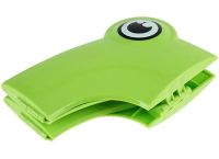 Детская накладка на унитаз Folding Potty Seat Жабка дорожное cкладное пластиковое cиденье насадка для обучения к горшку с чехлом Frog Green 35Х30 см