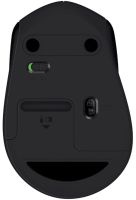 Бездротова оптична миша Logitech M330 Silent Plus Black ігрова геймерська мишка на батарейці для ПК комп'ютера і ноутбука 2.4 GHZ USB чорна