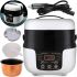 Автомобильная мультиварка Car Electric Rice Cooker M20A 2 л сенсорный мультиповар с подогревом и таймеров 6 режимов от прикуривателя 12V 24V