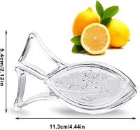 Ручная акриловая соковыжималка для долек лимона и апельсина Empire Home Juicer под давлением, Механический пресс для цитрусовых акриловый Прозрачная