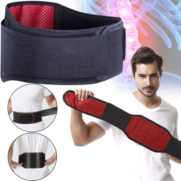 Зігріваючий пояс для спини Lumbar Brace NY - 16 турмаліновий лікувально-зігріваючий еластичний бандаж для підтримки попереку з підігрівом на липучці