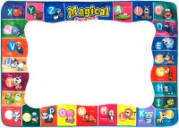 Дитячий розвиваючий килимок для малювання водою Magical Aqua Mat 120х90 см ігровий водонепроникний акваковрик з водними маркерами і трафаретом
