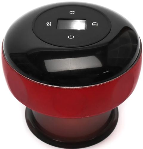 Вакуумна банка для антицелюлітного масажу Cupping Massage Instrument LY-313 вакуумний лімфодренажний масажер для тіла з прогріванням банок