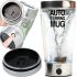 Автоматична прозора кружка мішалка Auto Stirring Mug 400 мл, Термокружка шейкер з міксером для розмішування кави, смузі коктейлів на батарейках