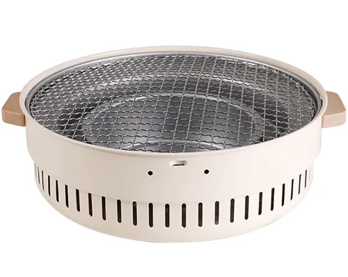 Бездымный круглый гриль с решеткой Stove NO.898 30 см для барбекю, Угольная складная круглая печь для жарки мяса, рыбы и овощей для кемпинга
