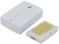 Дверной звонок Luckarm Intelligent D9688 беспроводная кнопка на батарейках, передатчик сигнала и приемник на 32 мелодий для входной двери до 150 м