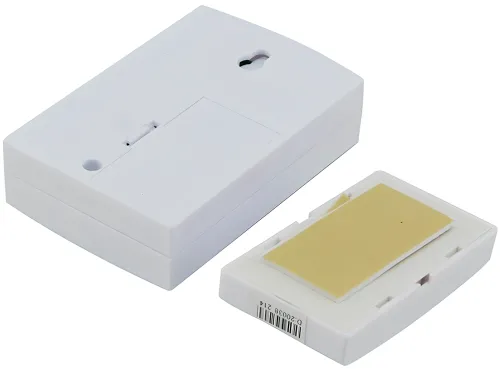 Дверной звонок Luckarm Intelligent D9688 беспроводная кнопка на батарейках, передатчик сигнала и приемник на 32 мелодий для входной двери до 150 м
