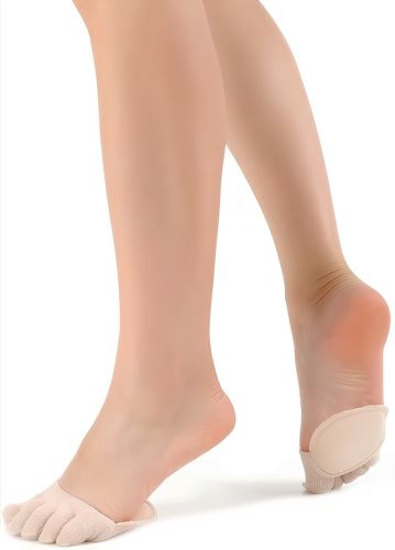 Шкарпетки від мозолів і натоптишів Five Finger Invisible Socks LY-398 силіконові протиковзкі подушки полуноски, накладки від натирання для стопи