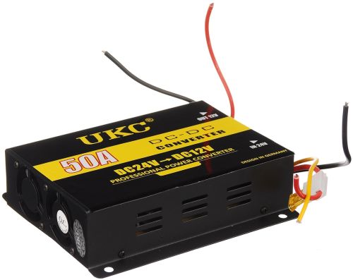 Перетворювач авто інвертор DC / DC 24V-12V 50A GS-D50A автомобільний імпульсний понижуючий автоінвертор напруги струму з захистом від перегріву