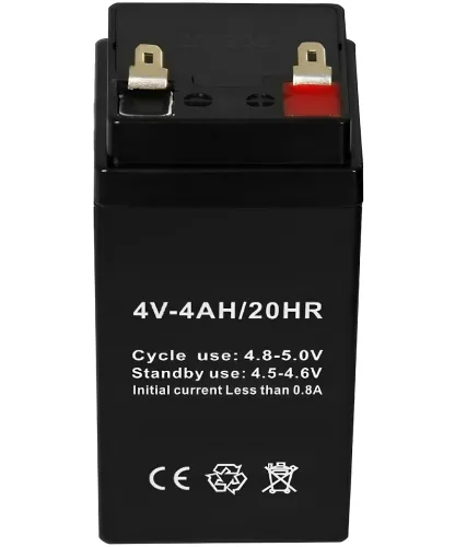 Акумуляторна батарея Battery 4V 4.0Ah 20HR UKC 4A акумулятор для іграшок, радіоприймачів, касових апаратів