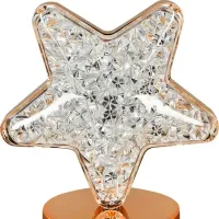 Настільна лампа-нічник Star Table Light PC-8207 сенсорний нічник зірка, світлодіодна лампа світильник із кристалами на акриловій підставці 3 режими