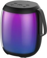 Бездротова колонка зі світломузикою Hopestar P50 mini Black портативна Bluetooth міні акустика з RGB підсвічуванням USB AUX для Android IOS Чорна