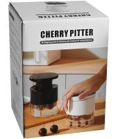 Машинка для видалення вишневих кісточок Cherry Pitter PL7 ручний прилад видавлювач з контейнером для відділення кісточки від вишні черешні AND 1-56