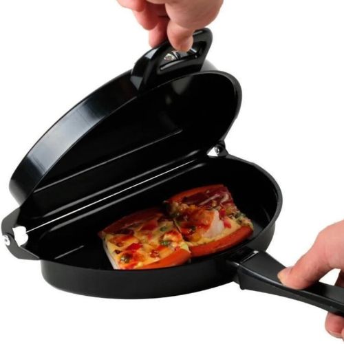 Двойная сковорода для омлета Folding Omelette Pan 28 см складная антипригарная омлетница, двухсторонний горизонтальный прибор для приготовления яиц