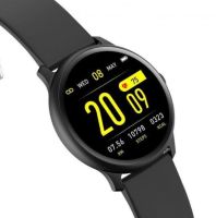 Наручний Смарт годинник Smart Watch Kw19 Black 44mm C вимірюванням тиску і фітнес трекером розумні Bluetooth годинник з пульсометром IP67 чорні