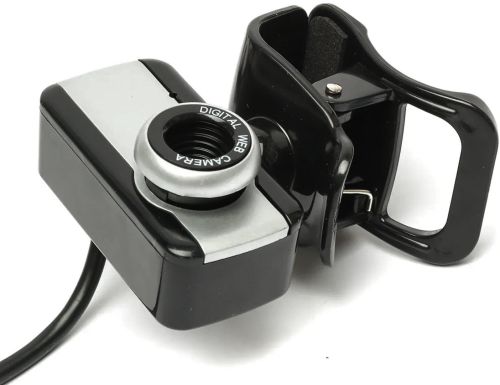 Провідна веб камера з мікрофоном Digital HD Camera RD517 640х480 універсальна зовнішня USB веб-камера на прищіпці для ПК комп'ютера і ноутбука Чорна