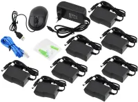 Комплект бездротового відеоспостереження відеореєстратор UKC DVR KIT 6678 WiFi набір на 8 вуличних камер з датчиком руху для зовнішнього спостереження