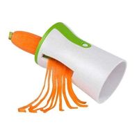 Ручна терка овочерізка GRATER Sunkist Spiral Sliser, спіральна терка для моркви по-корейськи, овочів і фруктів, Спіральний слайсер Зелений