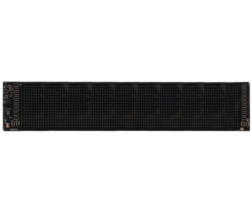 Гнучкий екран LED Matrix Panel JTPD-03-011 12х59.5 см світлодіодна рекламна RGB стрічка в авто, рядок, що біжить, з пультом і від телефону Bluetooth WiFi